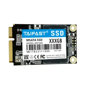 Taifast SSD ภายใน Solid State Drive จากโรงงานสีทอง SATA 128GB mSATA สำหรับแล็ปท็อปและเดสก์ท็อปพีซีประเภทฮาร์ดดิสก์