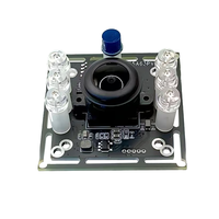 Módulo de Cámara USB2.0 de 1MP 720P 135 °   Reconocimiento Facial de Gran Angular con Luz LED, Sensor CMOS de 1/4 de Pulgada