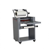 Machine à plastifier double face Wuhao FM385B de 360 mm de large, plastifieuse compacte et pratique