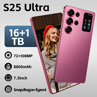 S25 Ultra Multitasking Android Smart 5G Phone Versi Global 2026 16GB 1TB 7.3 Inci Baterai 8000mAh DualSIM Android 15 Grosir