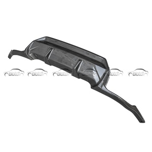 Difusor Trasero de Fibra de Carbono Seca con Aletas y Alerón Estilo 3D 1x1 de Tejido Liso para BMW Serie 2 COUPE G42 M240 Auto Tuning - Product Image 3