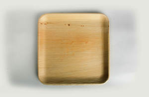 Plato Rectangular de Hoja de Areca de 6x9 Pulgadas, Ecológico, Biodegradable, Desechable, para Catering, Restaurantes y Proveedores - Product Image 3