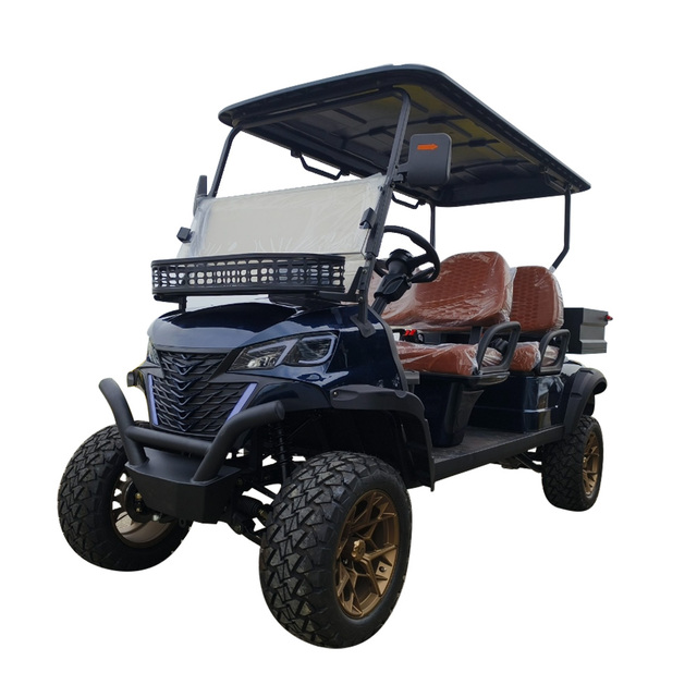 96 Volt Chinese Electric Lithium Truck Mini Utility Cargo 2 Seater Electric Golf Car Electric Four Seater Golf Cart