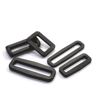 Boucle ovale en plastique pour sangle, attache de fixation pour sac à dos, bagages et accessoires de connexion pour sangles de ceinture
