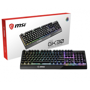 Teclado de Gaming MSI Vigor <span class=keywords><strong>GK30</strong></span>, retroiluminado, RGB, teclas de acceso rápido, antighosting, sensación mecánica - Product Image 6
