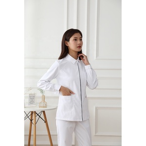 A buon mercato Uniformi Infermieristiche <span class=keywords><strong>Medico</strong></span> <span class=keywords><strong>Abbigliamento</strong></span> Top e Pantaloni Delle Donne Infermiere Ospedale Uniforme di Cotone Poliestere di Cura Scrub Uniformi - Product Image 6