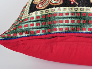 <span class=keywords><strong>Funda</strong></span> de Almohada Cuadrada de Lujo con Monograma FF, Diseño Geométrico Tejido en Jacquard de Poliéster, Estilo Europeo Vintage, Suave, 45x45cm - Product Image 4