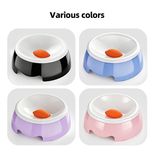 Comedero Lento Portátil de Plástico Seguro para Perros, Cuenco Giratorio con Bola para Lamer Vigorosamente; Alivia la Ansiedad y Calma a los Perros - Product Image 2