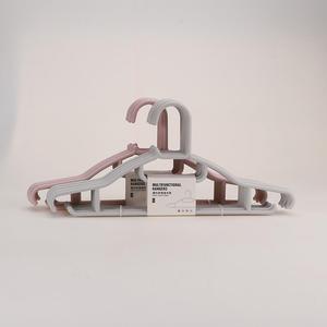 8 pièces/ensemble <span class=keywords><strong>pas</strong></span> <span class=keywords><strong>cher</strong></span> recycler utilisé en plastique cintre vêtements anti-dérapant étendoir pour enfants et adultes - Product Image 2