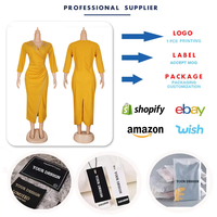 Robes d'automne tendance S10621 pour femmes, robes de soirée élégantes décontractées à manches longues, robes slim à perles, robes africaines pour femmes, vêtements pour femmes
