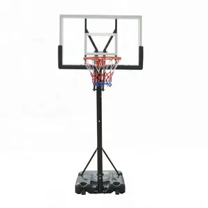 4.6-6.6ft Portable Swimming Pool Basketball Hoop Stand Outdoor For Kids