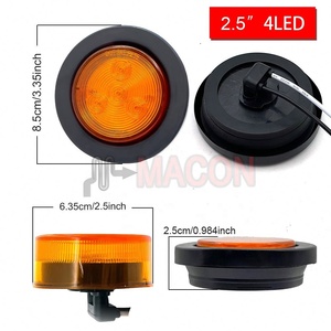 <span class=keywords><strong>2</strong></span>.5 Inch Vòng <span class=keywords><strong>4</strong></span> <span class=keywords><strong>LED</strong></span> Phía Sau Chỉ Số Đèn <span class=keywords><strong>D</strong></span>ừng Phanh Đuôi Đèn 10-30V Cho Xe Tải Trailer - Product Image 4