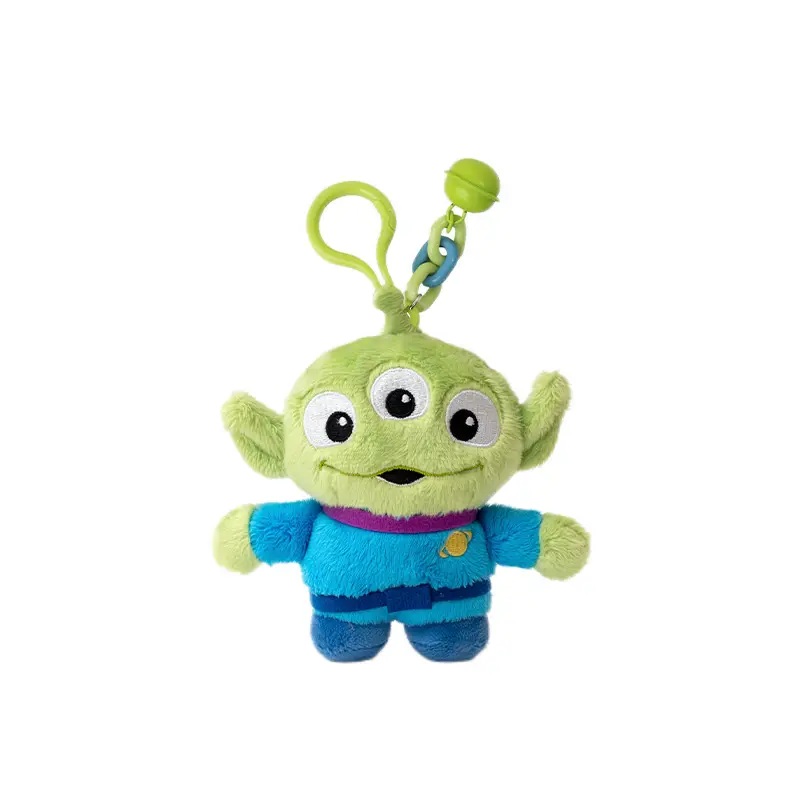 Wholesale 10cm Cartoon Kids Plush Stuffed Plush Toys Key Chain Woody Forky Bunny Alien Buzz Mr Potato Model Doll