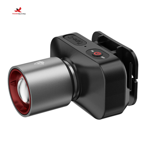 Lampe frontale LED tactique d'urgence portable à faisceau réglable COB ultra-lumineuse à haut lumen, étanche IP65, rechargeable par USB, GZ - Product Image 1