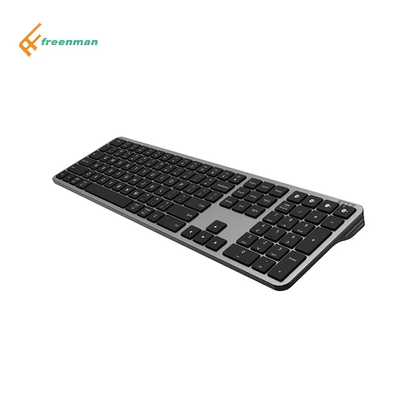 Teclado inalámbrico OEM ODM, accesorios de alta calidad, teclado Bluetooth para videojuegos con puerto de carga tipo C, venta al por mayor