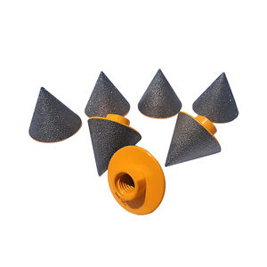 Vakum kaynaklı elmas pah koni büyütme, parlatma ve eğim en mevcut delikli - Product Image 4