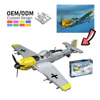 CAYI Jouet militaire personnalisé de style hélicoptère de chasse militaire personnalisé Jeu de blocs de construction de char Jouet modèle en plastique OEM ODM pour enfants