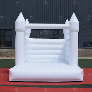 Casa de rebote inflable combinada de tablero de ajedrez negro blanco comercial con tobogán para fiesta Renta - Product Image 2