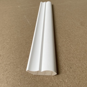 High Quality White Primed Pine Cove Molding Wood Trim For Hotel Apartment Wall <b>Ceiling</b> Transition Builder Supply Interior Use - Product Image 6