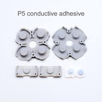 Kit de boutons en caoutchouc souple de remplacement pour manette PS5 DualSense, accessoires de jeu en silicone conducteur LR