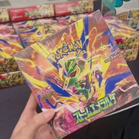 Vente en gros de boîtes de boosters japonais Pokemonn M6 Storm Emeralda, jeu de cartes à collectionner PCG, boîte scellée, boîte de présentation Mega Rayquaza Ex