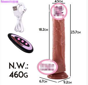 Consolador de juguete sexual para mujer, máquina de pistola de empuje automática, vibrador de autodefensa para pene Adulto Femenino, dispositivo mágico - Product Image 6