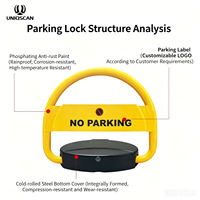 UNIQSCAN Verrou de parking télécommandé de qualité supérieure à prix économique, barrière de blocage de stationnement robuste pour voitures