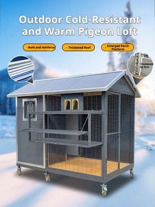Buiten geïsoleerde, hittebestendige, anti-schok duivenhok, grote ren- en kweekduivenkooi, meerdere maten - Product Image 2