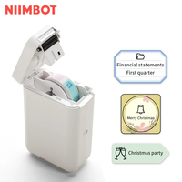Niimbot D101 10-27mm Label Printer Mini Penanda Label Termal Portabel untuk Toko Alat Tulis Kantor Rumah Pintar