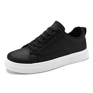 Chaussures de skate décontractées pour hommes, respirantes, en cuir PU, confortables, élégantes, chaussures plates de sport, style marche. - Product Image 5