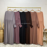 Mode musulmane brodée paillettes manches robe rayonne musulmane femmes robes et jupes robes longues