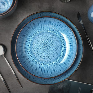 <span class=keywords><strong>Service</strong></span> <span class=keywords><strong>de</strong></span> <span class=keywords><strong>table</strong></span> <span class=keywords><strong>complet</strong></span> ensemble <span class=keywords><strong>de</strong></span> vaisselle <span class=keywords><strong>de</strong></span> luxe <span class=keywords><strong>en</strong></span> céramique glaçure bleue - Product Image 2