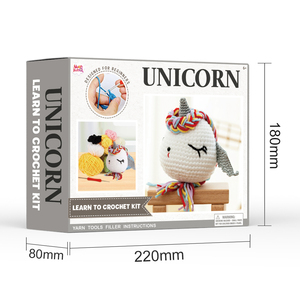 Best <b>DIY</b> Yarn Crochet Craft <b>Kit</b> for Beginners Small Animals Knitting Crocheting for Kids Educational Toys - Product Image 6