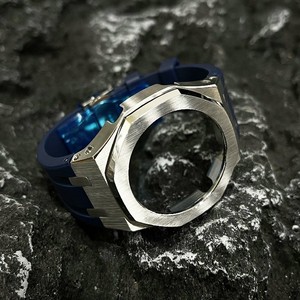 Boîtier en argent avec bracelet de montre en caoutchouc pour GA2100 GA2110 <span class=keywords><strong>CASIOak</strong></span> personnalisation de plus de couleurs en option bricolage pièces de montre de haute qualité - Product Image 5