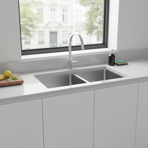 [BAEKJO] Évier de cuisine européen WBD832 avec surface hygiénique empêchant l'adhérence des taches et la croissance des bactéries - Product Image 3