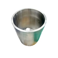 Douille de roulement en acier multicouche en Babbitt moulé sur mesure, usinage CNC, douille de roulement en carbure de tungstène Stellite en alliage de Babbitt