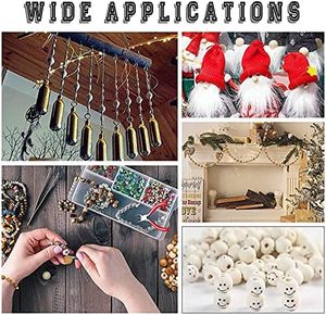 Oem Tùy Chỉnh 25Mm Gỗ Tự Nhiên Hạt Lỏng Hạt Cho Khuôn Mặt Cây Giáng Sinh Vòng Hoa Thủ Công Bằng Gỗ Tường Dấu Hiệu Với Khắc - Product Image 4