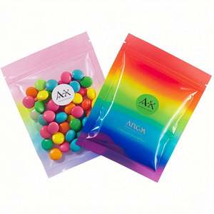 Custom Mylar Resealable Snack Ziplock Bag 3.5G/7G/1Lb Moisture and Smell Proof Three Side Seal Package for <b>Pet</b> <b>Food</b> - Product Image 2