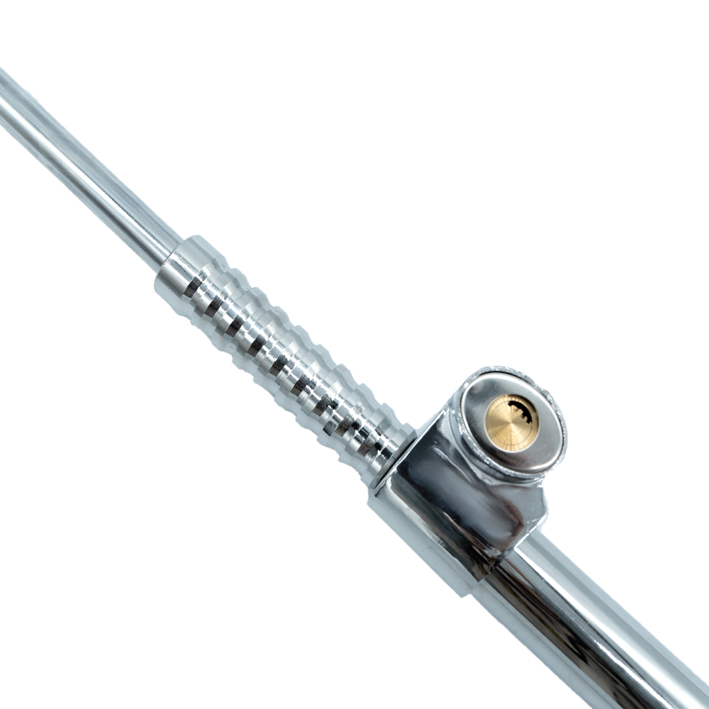 Umedo Retractable Double Hook Heavy Duty Anti-Theft Car Pedal Steering Wheel Lock YMHL02