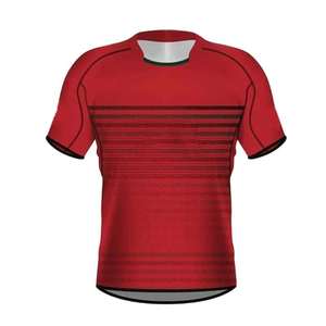 Customized Breathable Polyester Sublimation for Shirt <b>Men's</b> Short Sleeve Summer Australian for Rugby Union Sports 2026 - Product Image 4