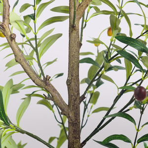 Vente en gros d'oliviers artificiels pour la décoration intérieure 5ft 180cm 6ft Faux <span class=keywords><strong>olivier</strong></span> avec feuilles en plastique de soie Vente en gros de plantes artificielles - Product Image 3