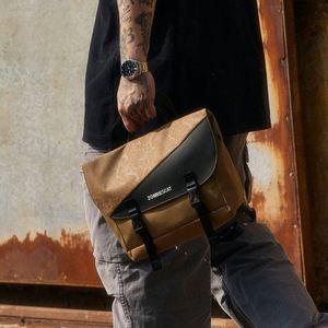 Sac messager pour homme, sac à bandoulière décontracté multifonctionnel, grande capacité, respirant, sac bandoulière en polyester, style streetwear - Product Image 3