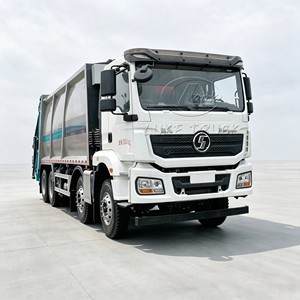รถบรรทุกอัดขยะ SHACMAN 8*4 ขนาด 33 ลูกบาศก์เมตร จากโรงงานจีน รถบรรทุกอัดขยะแบบยกท้ายสำหรับงานหนัก - Product Image 1