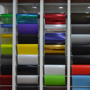 فيلم تغليف سيارات معدني ساتان بلون أزرق سماوي متغير اللون لتزيين هيكل السيارة وتصميمها - Product Image 2