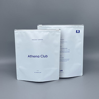 Sachet d'emballage personnalisé avec logo, à fermeture éclair coulissante, Doypack, pour cosmétiques, serviettes, vêtements, sous-vêtements, maillots de bain, accessoires vestimentaires