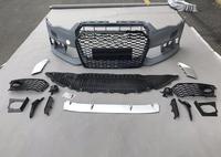 Car 2016 -2018 A6 S6 Kit de carrosserie de pare-chocs avant RS6 Style Look avec calandre pour Audi A6 S6 C7.5 2016 2017 2018