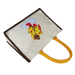 Bolsa de Lona Estructurada de 12 oz – Alta Calidad, Resistente, con Diseño Floral, Minimalista para Uso Diario - Product Image 4