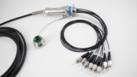 Connecteur et Prise 8 Cœurs IP67 J599 de Haute Qualité pour Utilisation en Extérieur, Étanche, Conforme à la Norme D38999, pour Environnements Difficiles, avec Câble de Raccordement