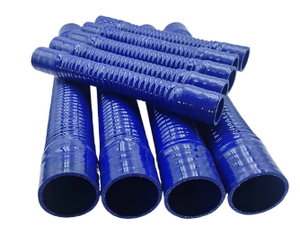 Tuyau d'admission de camion en silicone flexible durable personnalisé, bleu, 60~240C, 1,0 Mpa, déformable, pliable, extensible, soudage automobile - Product Image 5