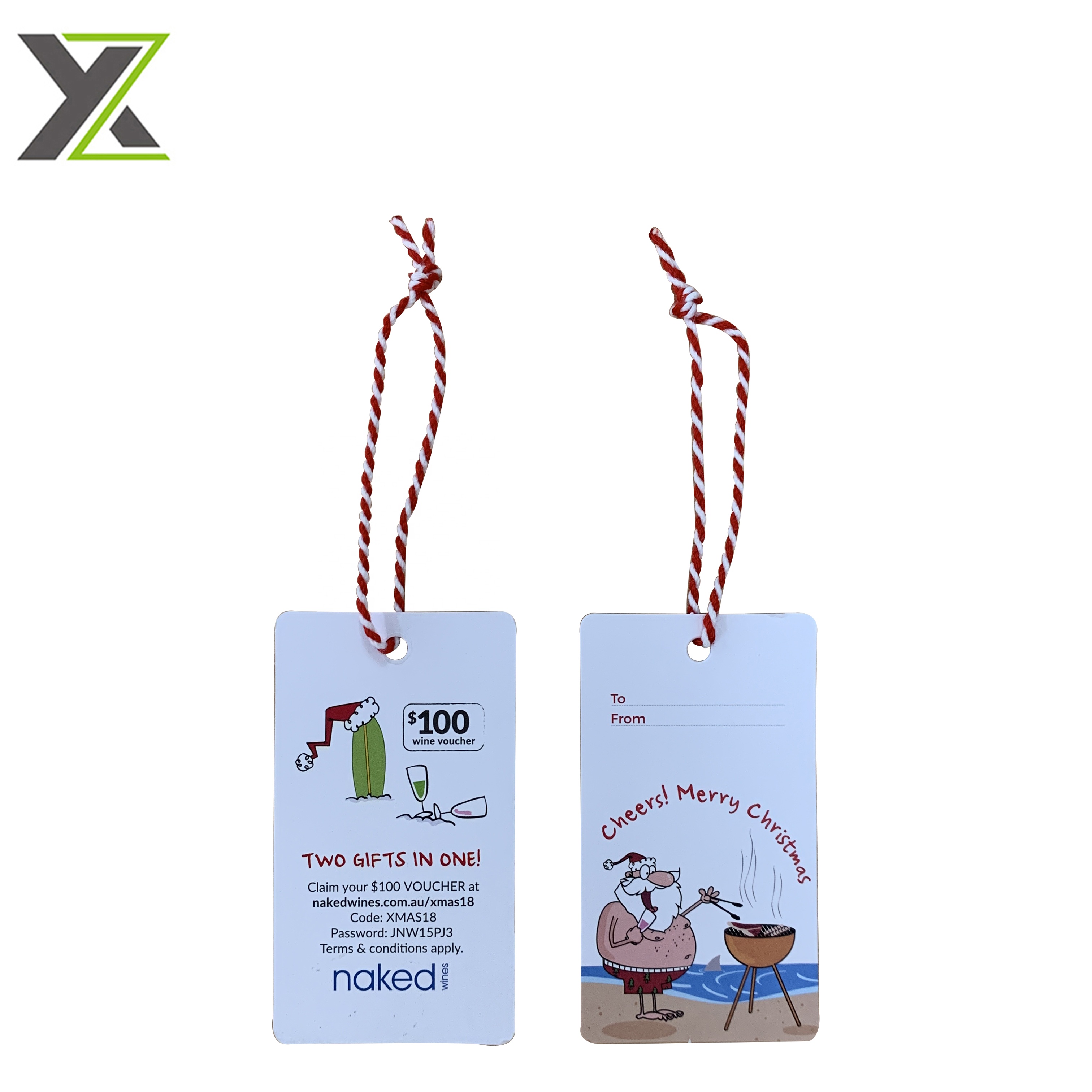 Прямоугольные бумажные бирки и бирки для вина по заводской цене